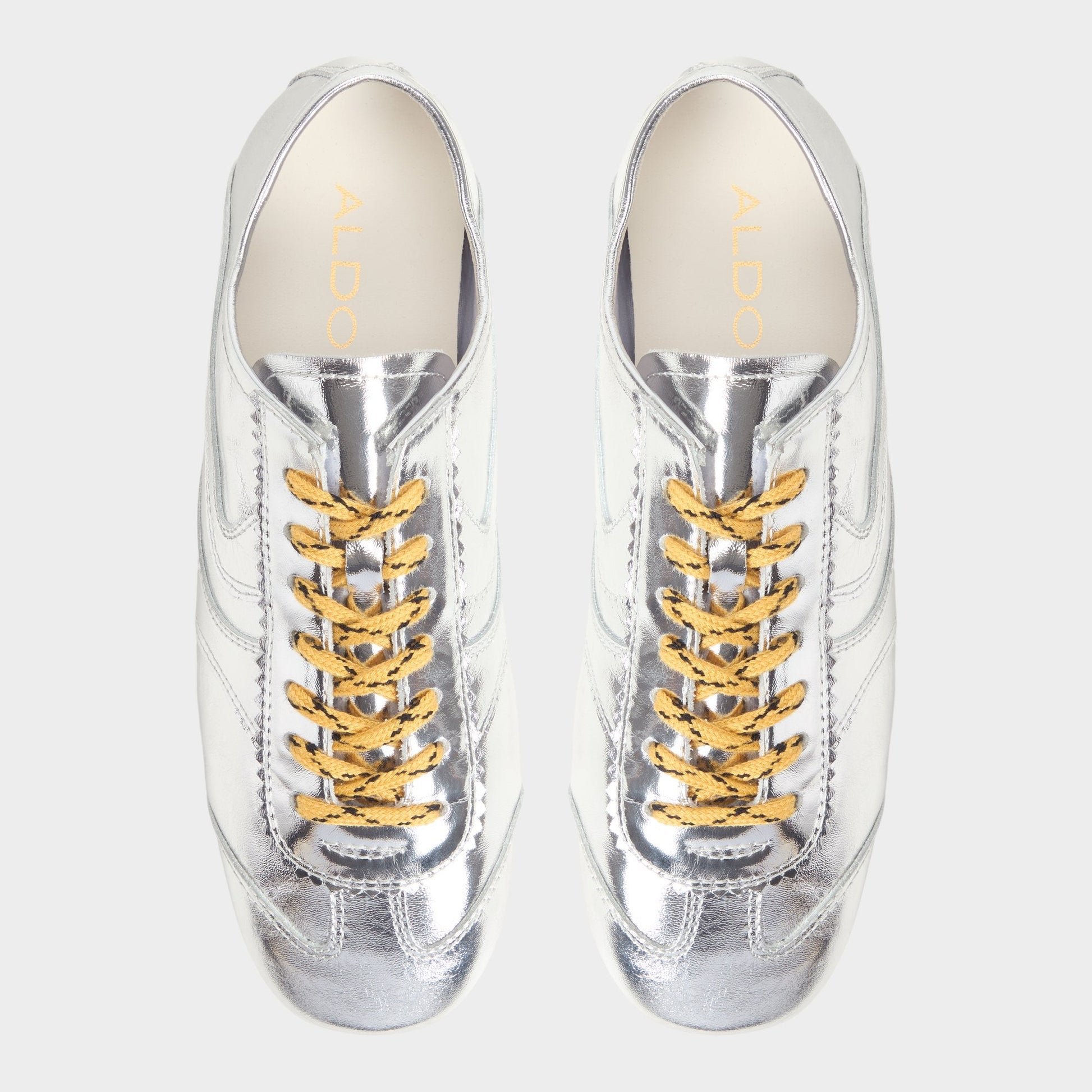 Adrelya in Silver - Jogger sneaker, Jogger sole - Silver