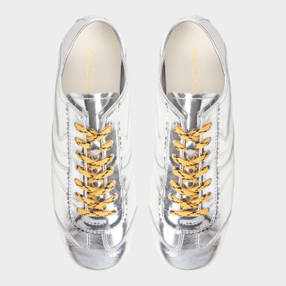 Adrelya in Silver - Jogger sneaker, Jogger sole - Silver