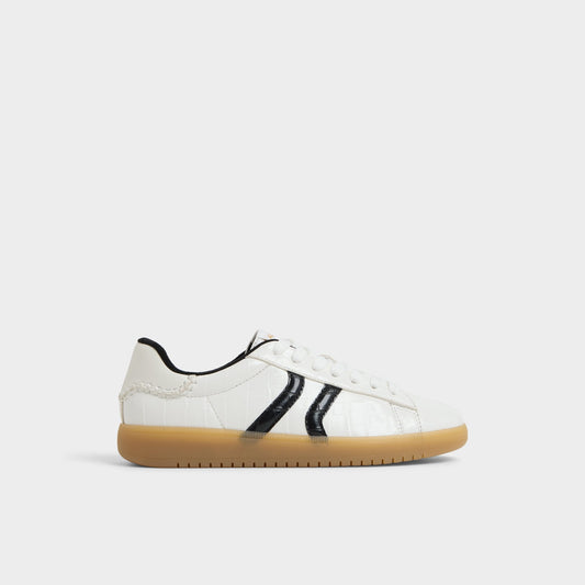 Chicsneaker2 White/Black Women's Low top sneakers - Sneaker, Cup sole - White/black