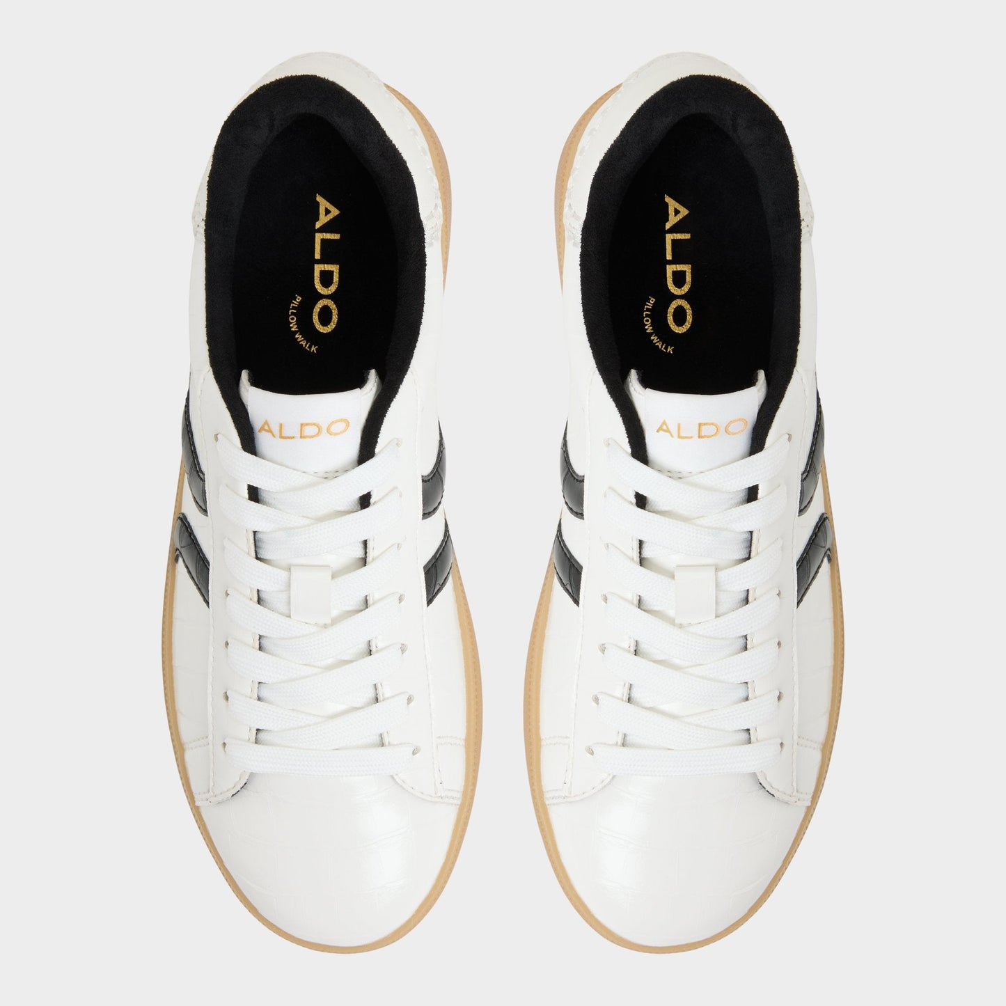 Chicsneaker2 White/Black Women's Low top sneakers - Sneaker, Cup sole - White/black