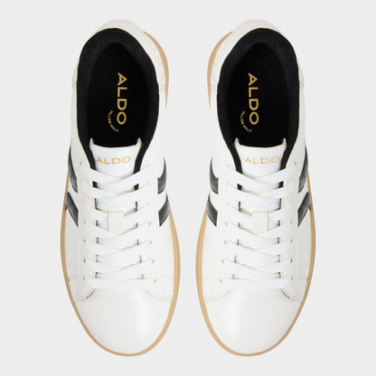 Chicsneaker2 White/Black Women's Low top sneakers - Sneaker, Cup sole - White/black