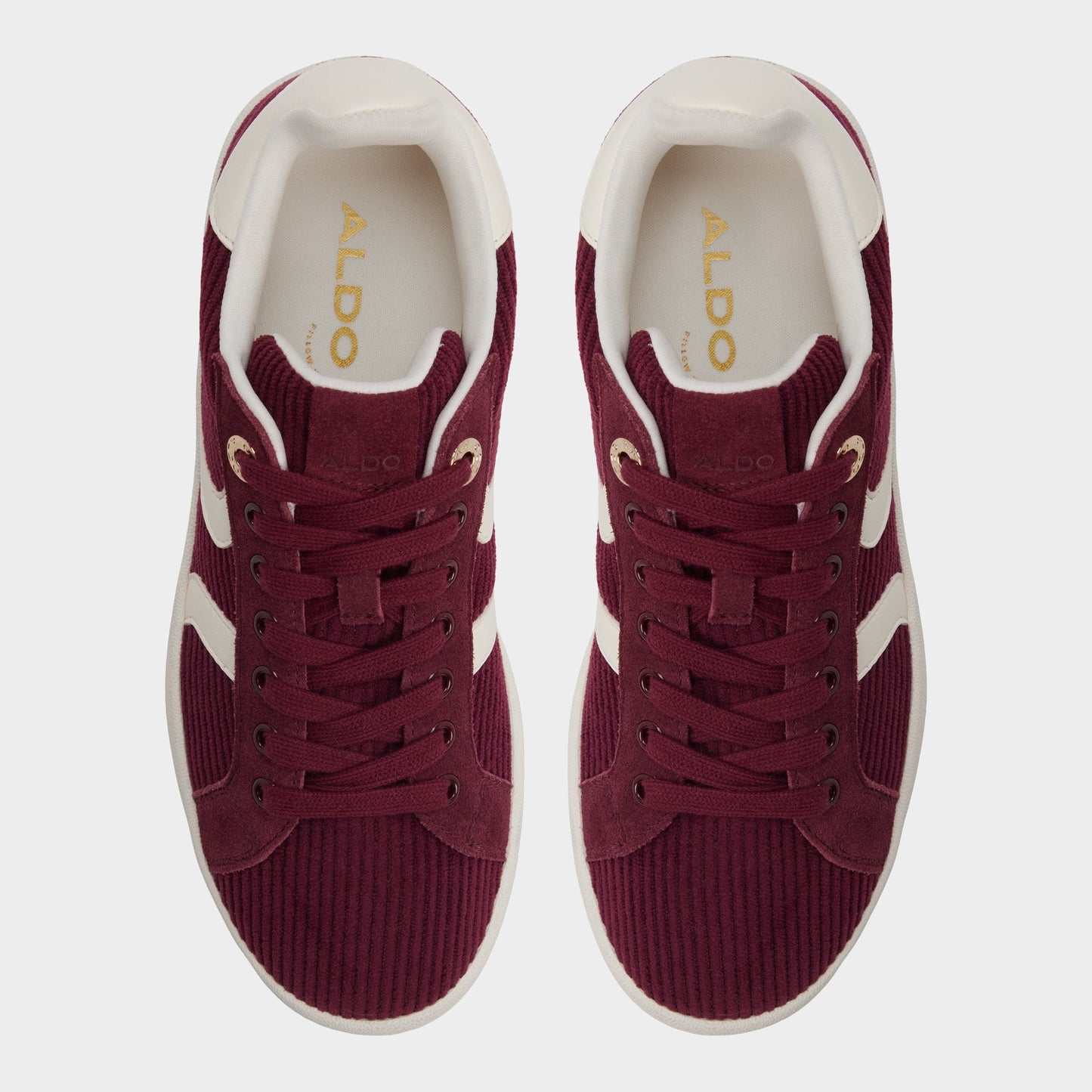 Retrochic - Low top sneaker, Cup sole - Bordo