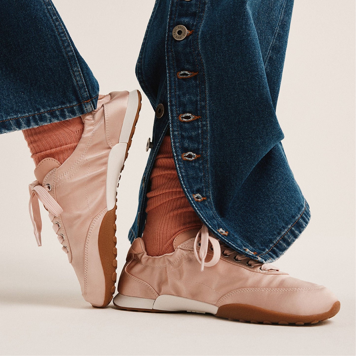 Balletsnkr Light Pink Women's Low top sneakers - Jogger sneaker - Light pink