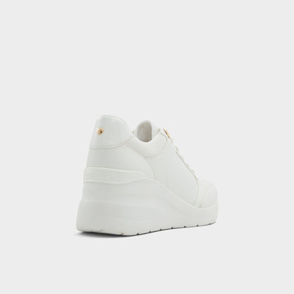 Iconistep White Overflow Women's Low top sneakers - Wedge sneaker, Wedge heel - White overflow