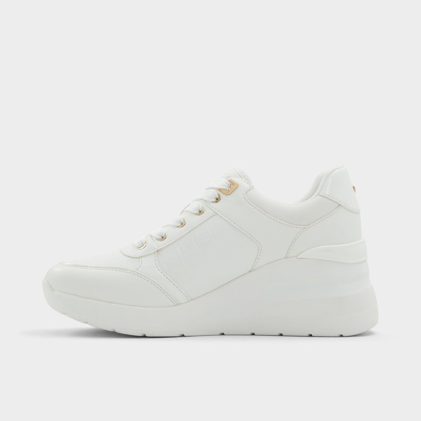 Iconistep White Overflow Women's Low top sneakers - Wedge sneaker, Wedge heel - White overflow