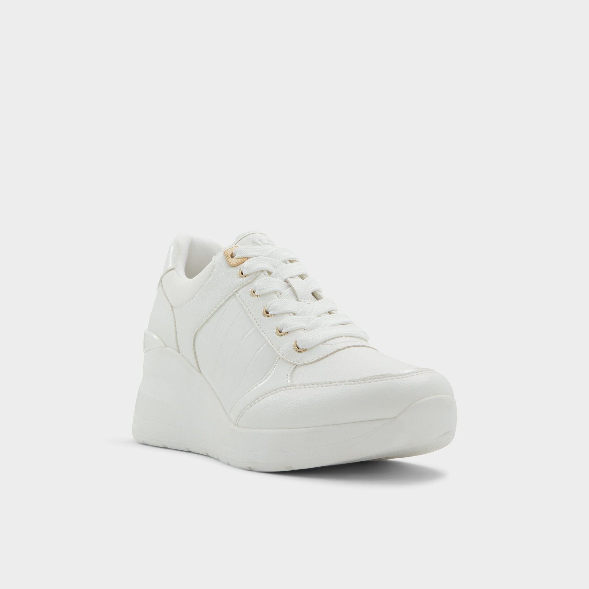 Iconistep White Overflow Women's Low top sneakers - Wedge sneaker, Wedge heel - White overflow