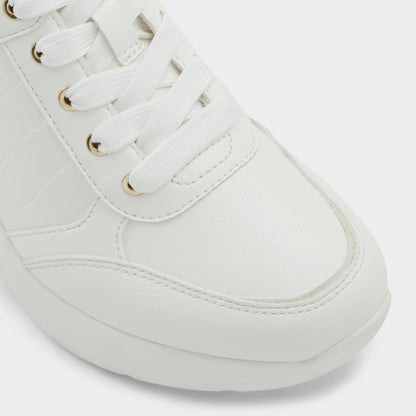Iconistep White Overflow Women's Low top sneakers - Wedge sneaker, Wedge heel - White overflow
