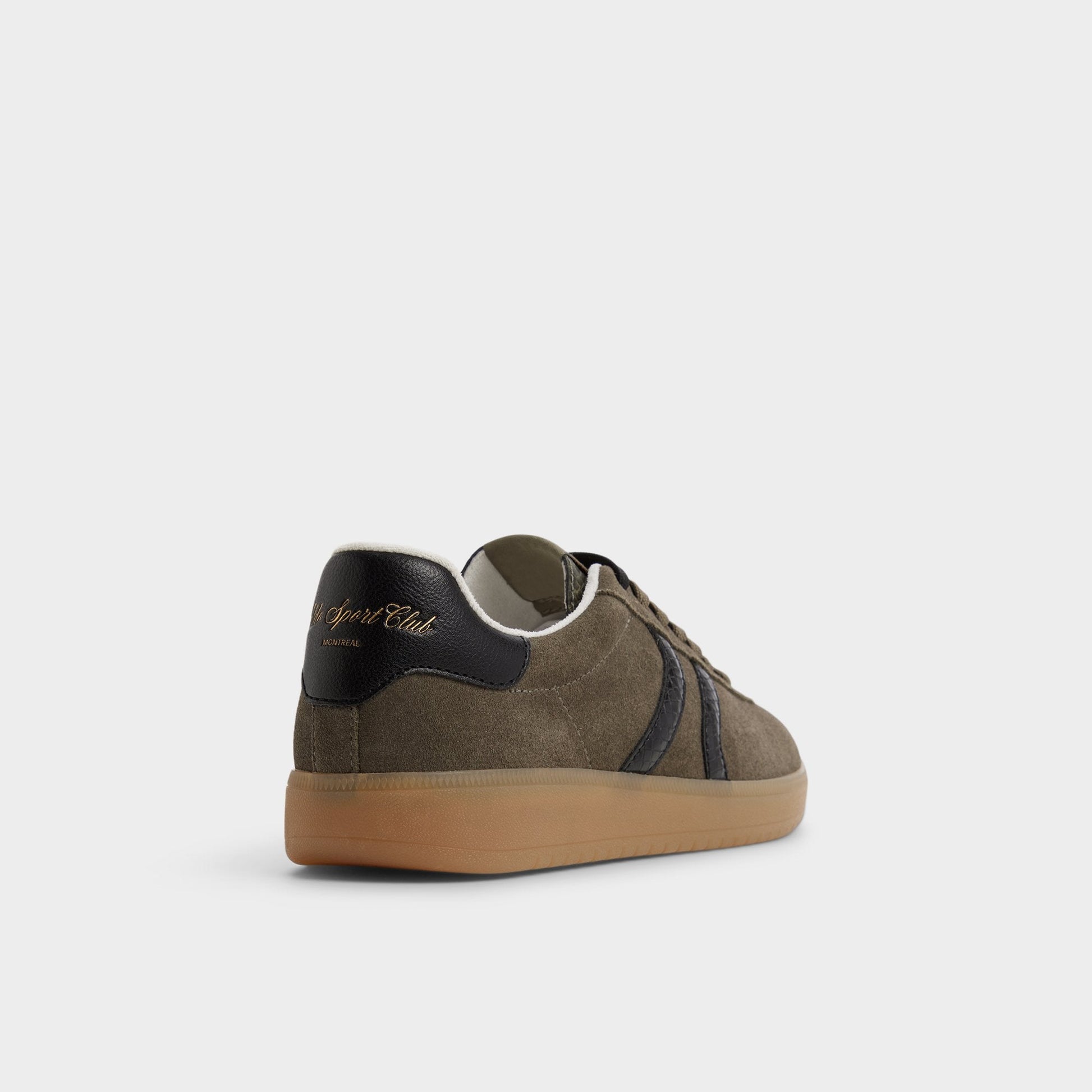 Chicsneaker in Olive - Low top sneaker, Cup sole - Olive