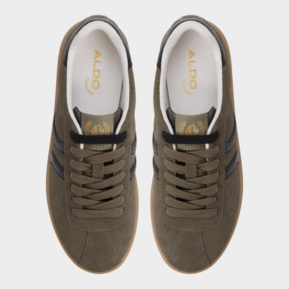 Chicsneaker in Olive - Low top sneaker, Cup sole - Olive