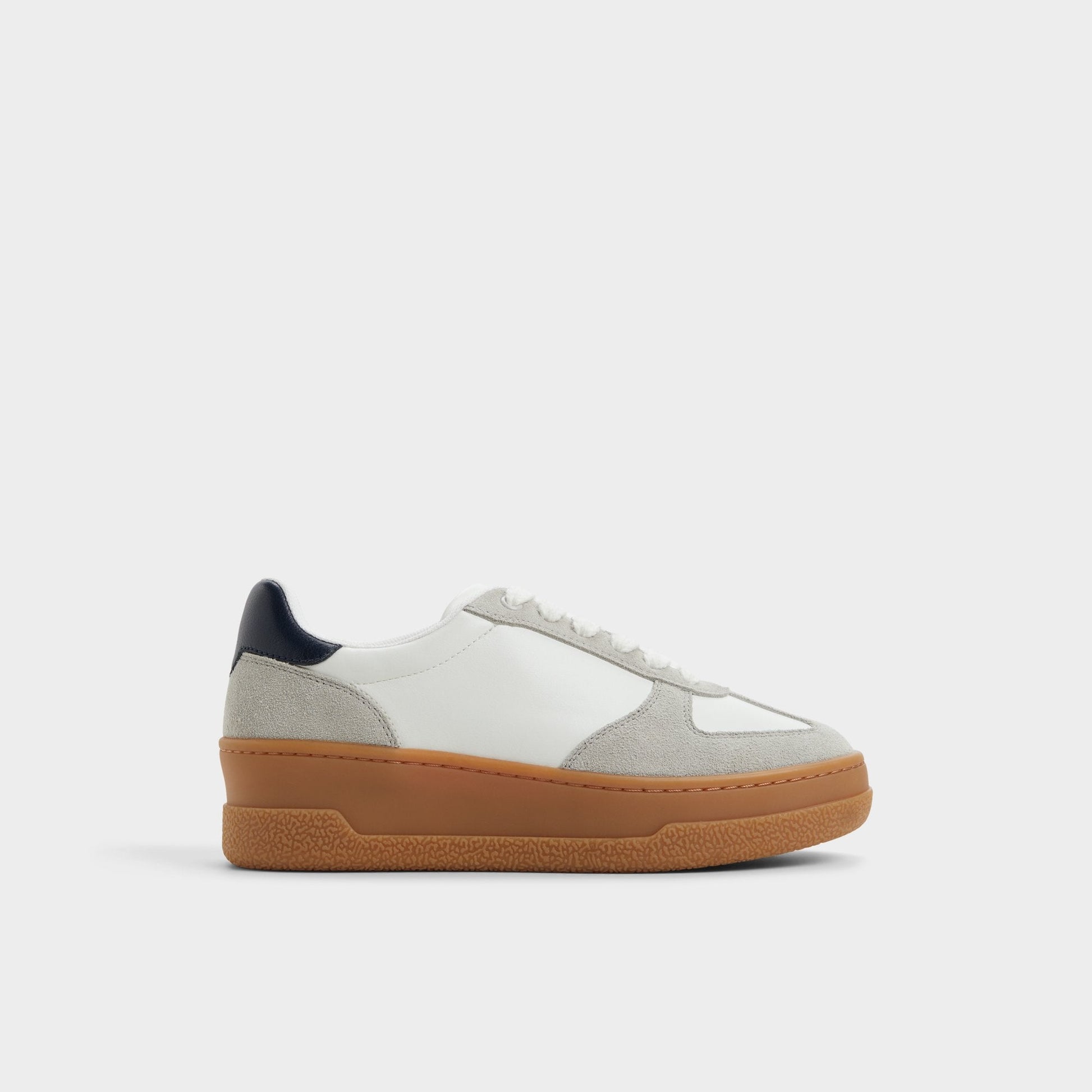 Deevale White/Grey Women's Low top sneakers - Sneaker, Platform - White/grey