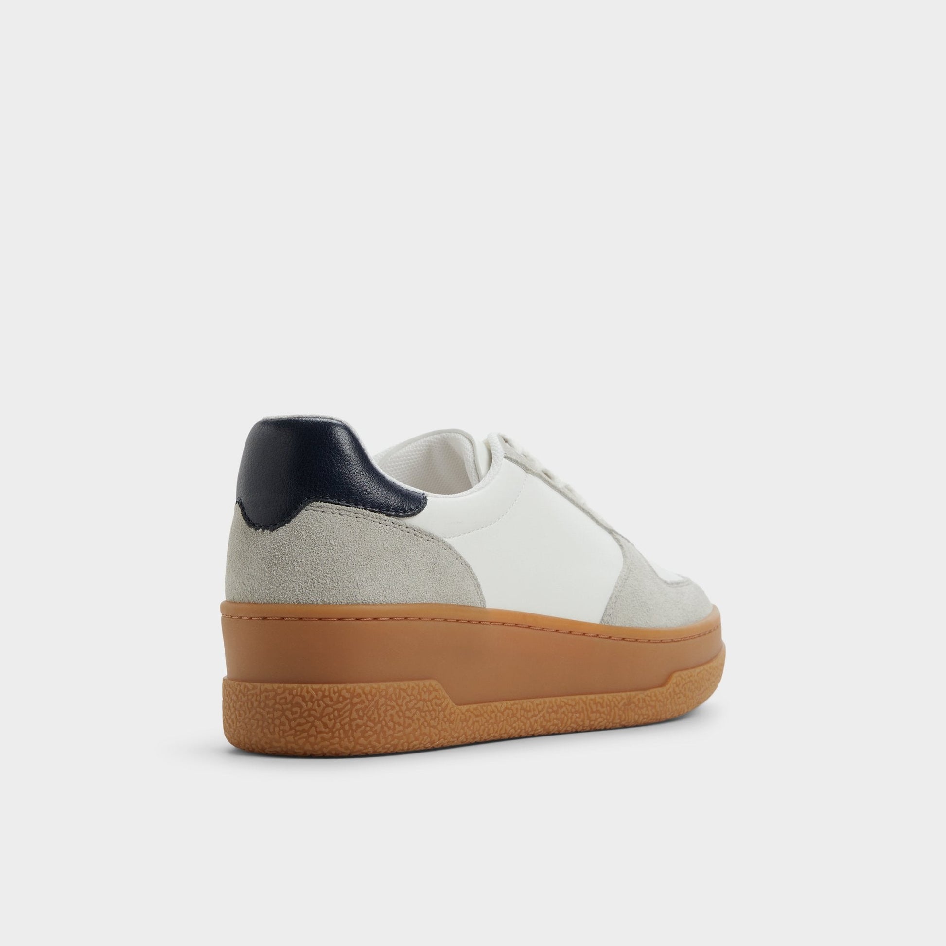 Deevale White/Grey Women's Low top sneakers - Sneaker, Platform - White/grey