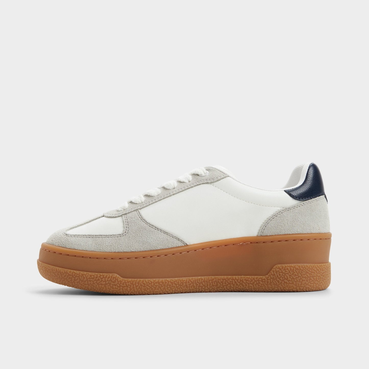Deevale White/Grey Women's Low top sneakers - Sneaker, Platform - White/grey