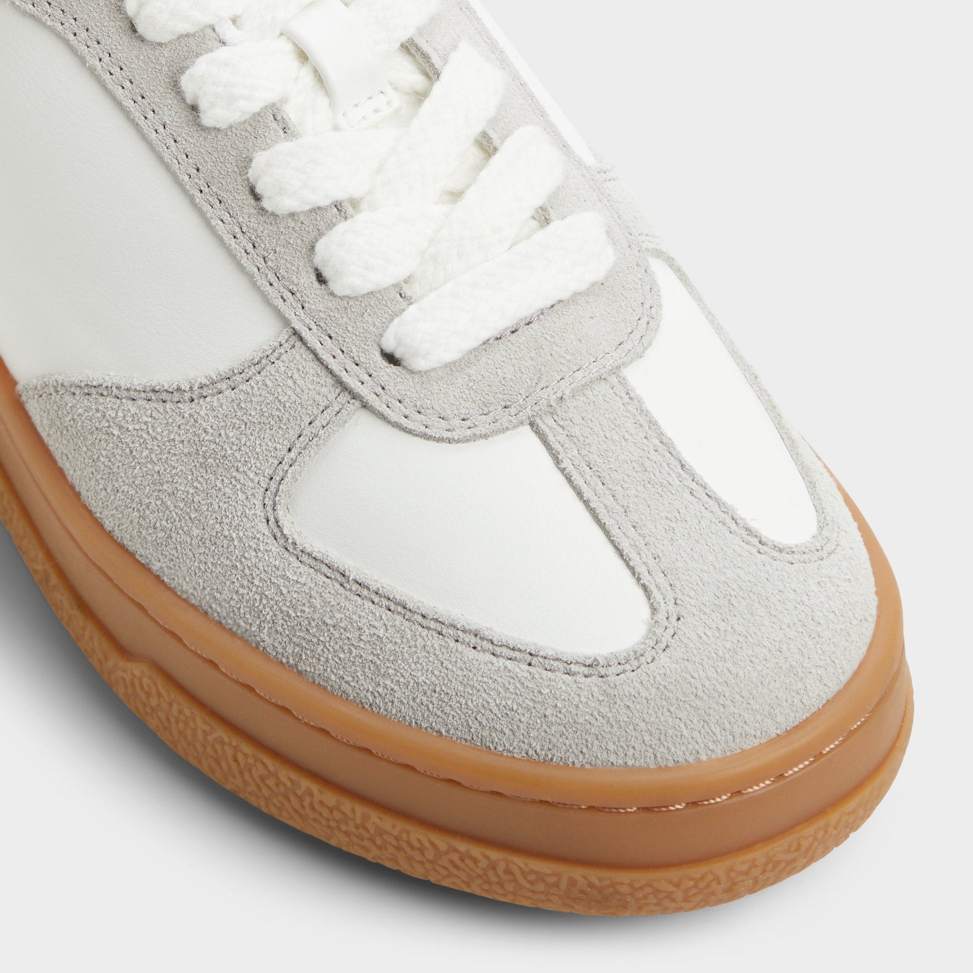 Deevale White/Grey Women's Low top sneakers - Sneaker, Platform - White/grey