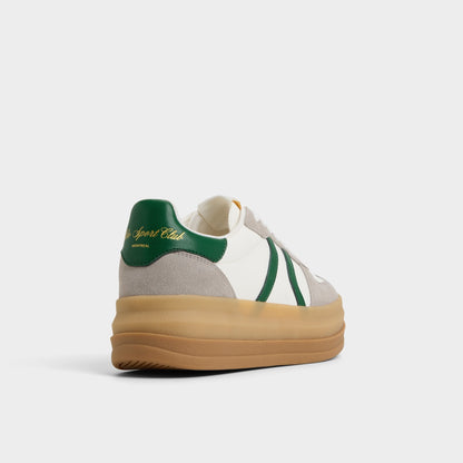 Elabrintar White Combo Women's Low top sneakers - Low top sneaker, Platform - White combo