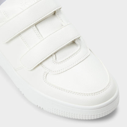 24-7kicks White Combo Women's Low top sneakers - Jogger sneaker, Platform - White Combo