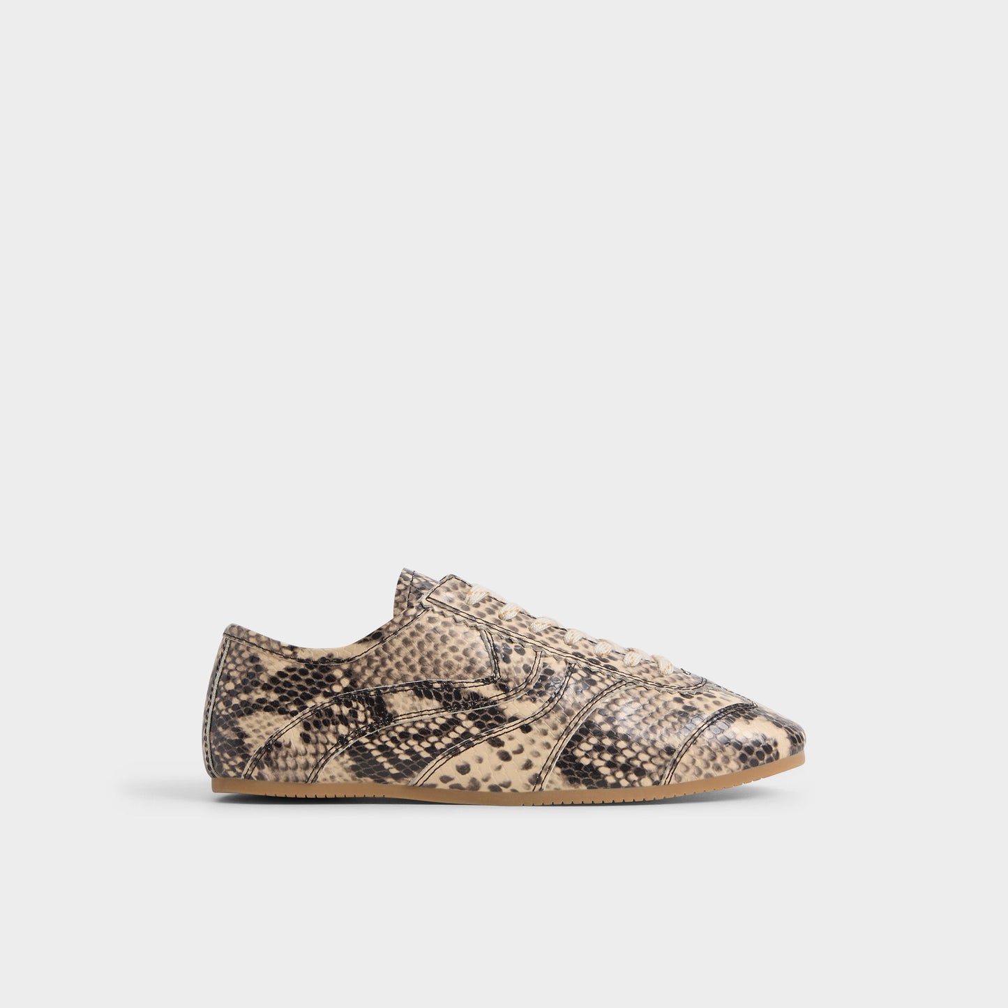 Adrelya in Tan Multi - Jogger sneaker, Jogger sole - Tan Multi