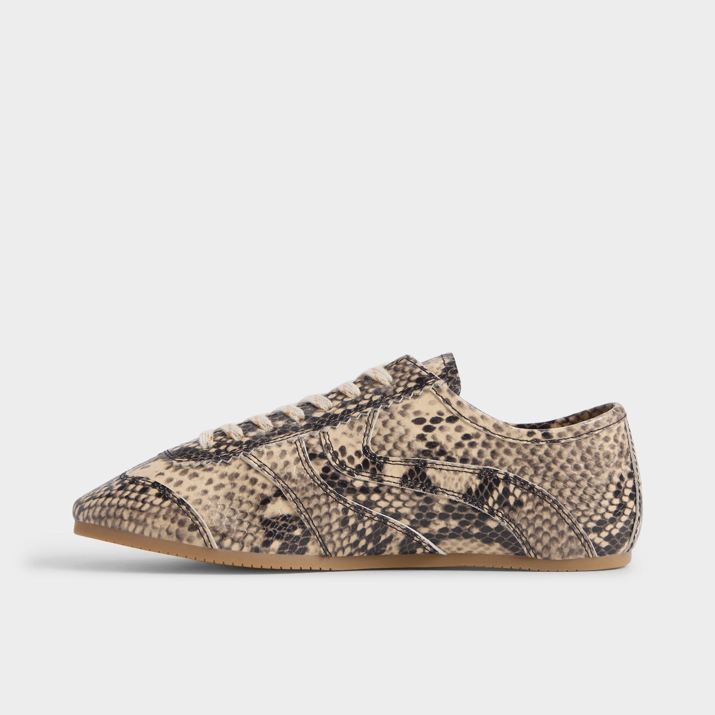 Adrelya in Tan Multi - Jogger sneaker, Jogger sole - Tan Multi