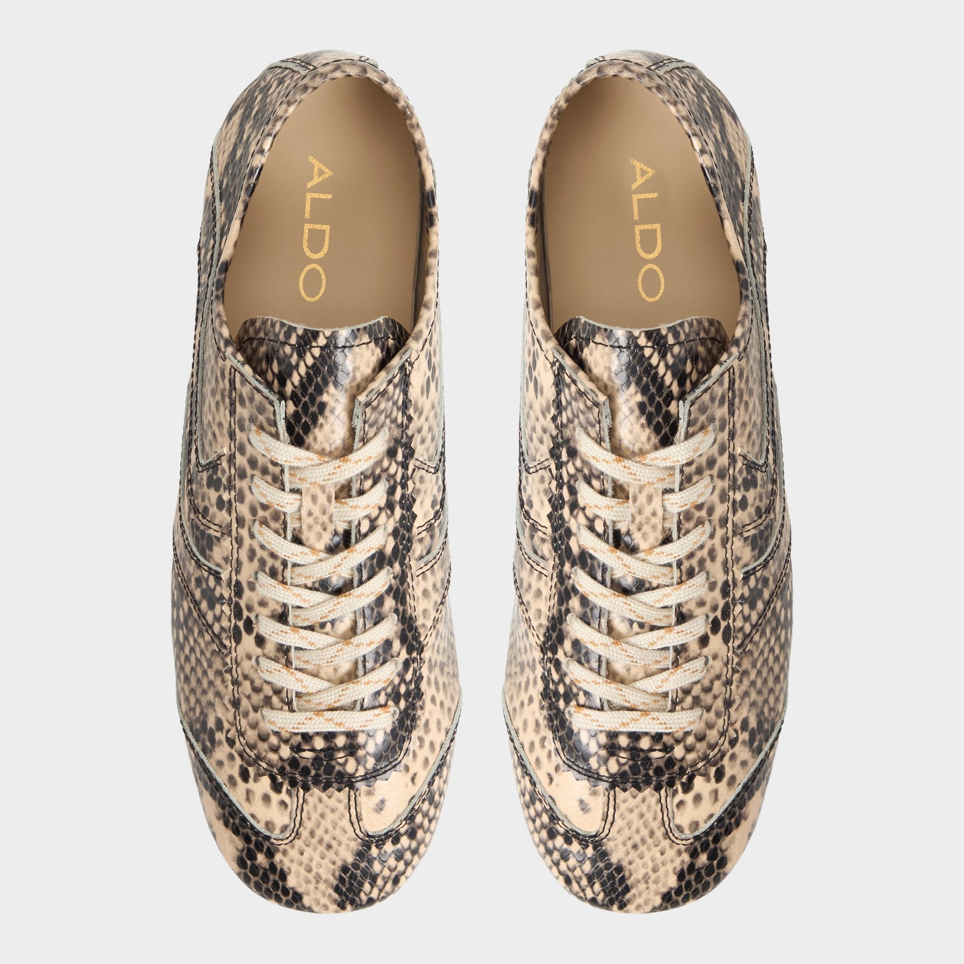 Adrelya in Tan Multi - Jogger sneaker, Jogger sole - Tan Multi