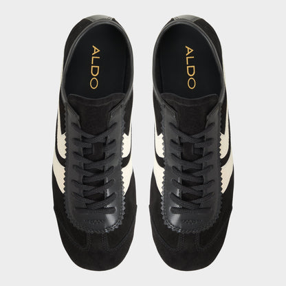 Adrelya in Black - Jogger sneaker, Jogger sole - Black