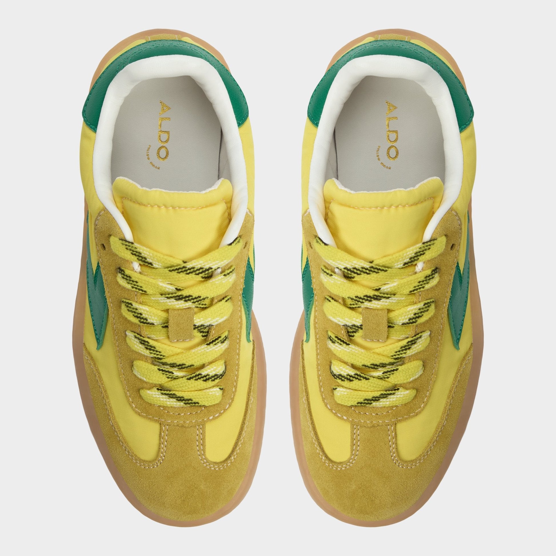Retrostep Yellow Multi Women's Low top sneakers - Low top sneaker, Jogger sole - Yellow Multi