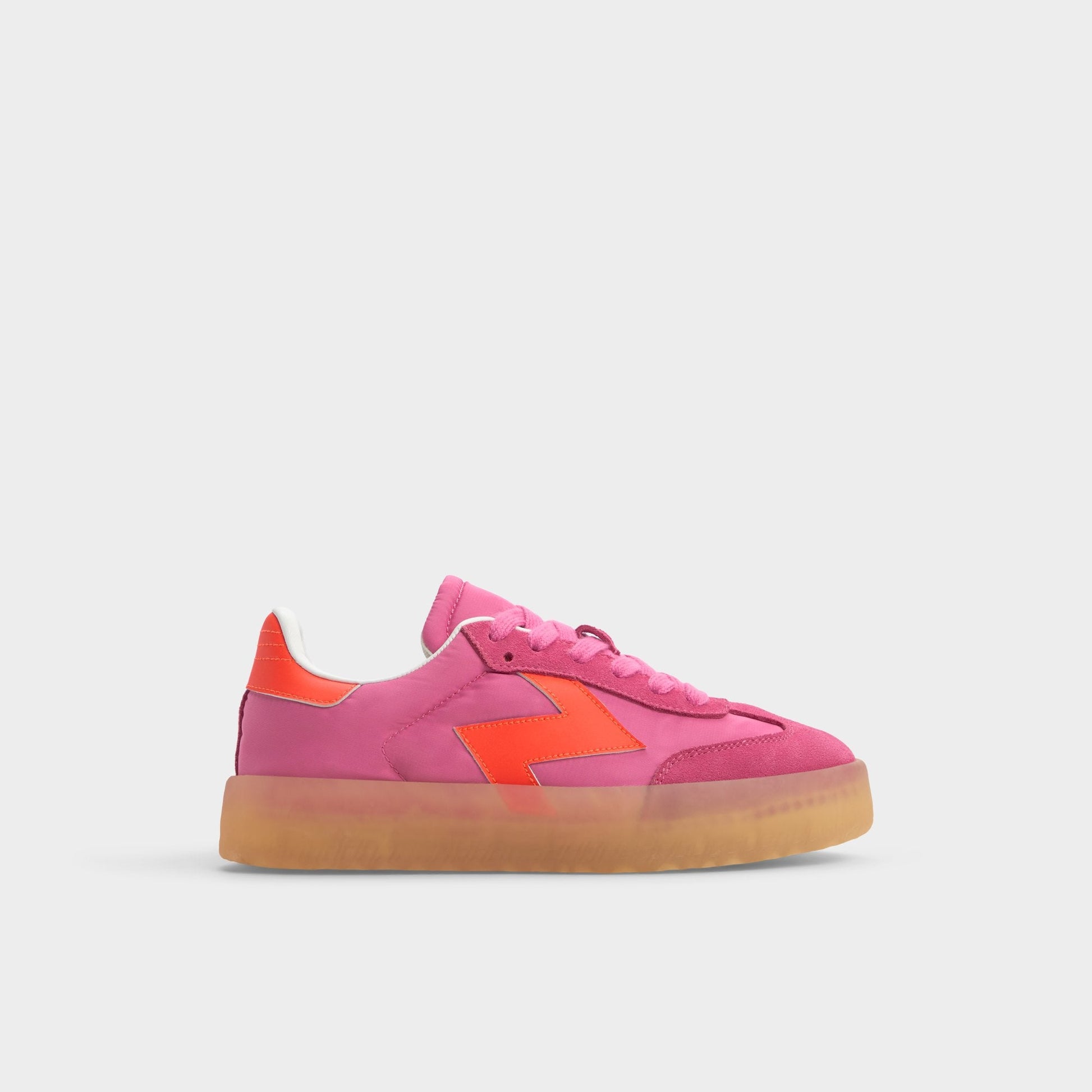 Retrostep Bright Pink Women's Low top sneakers - Low top sneaker, Jogger sole - Bright Pink
