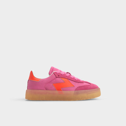 Retrostep Bright Pink Women's Low top sneakers - Low top sneaker, Jogger sole - Bright Pink