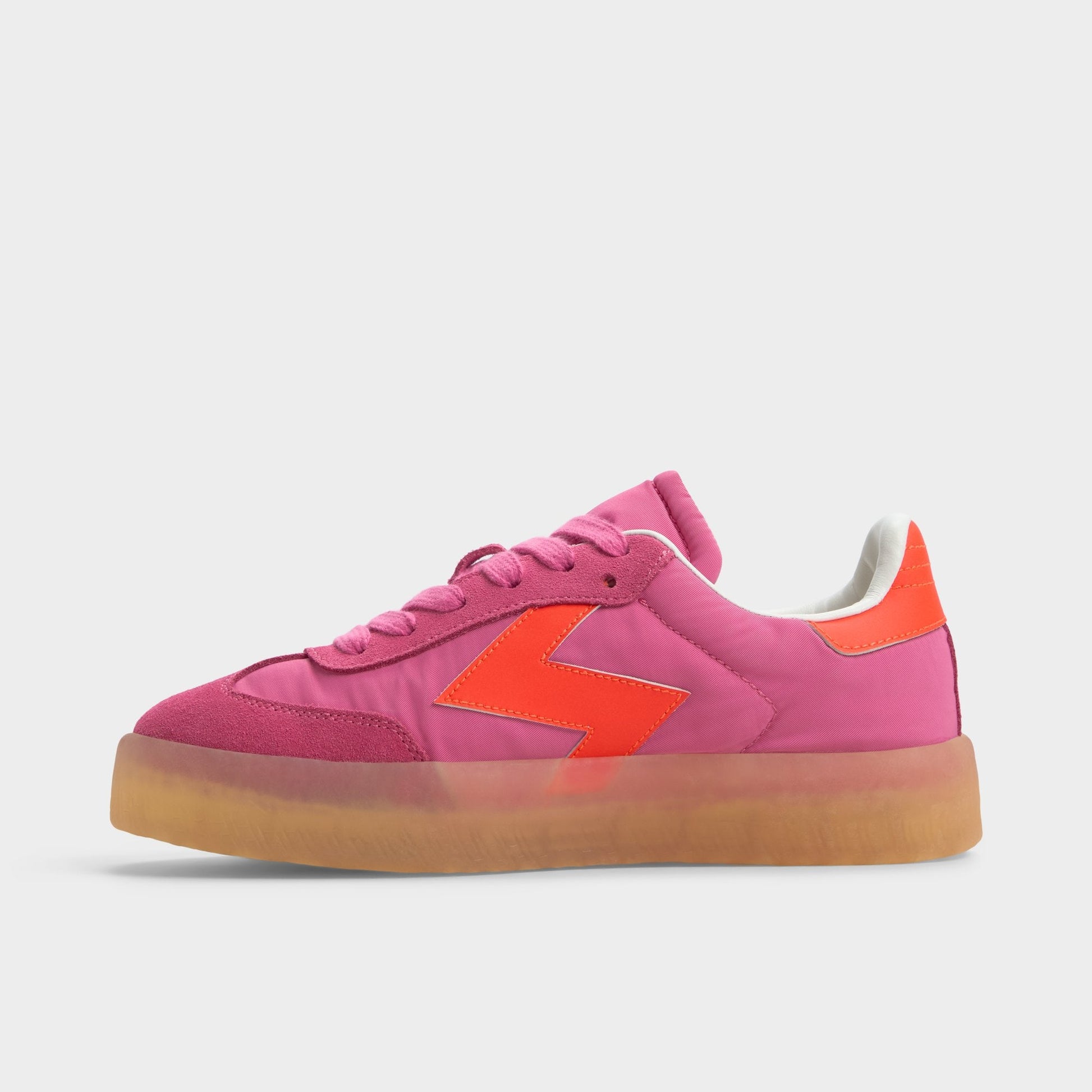 Retrostep Bright Pink Women's Low top sneakers - Low top sneaker, Jogger sole - Bright Pink