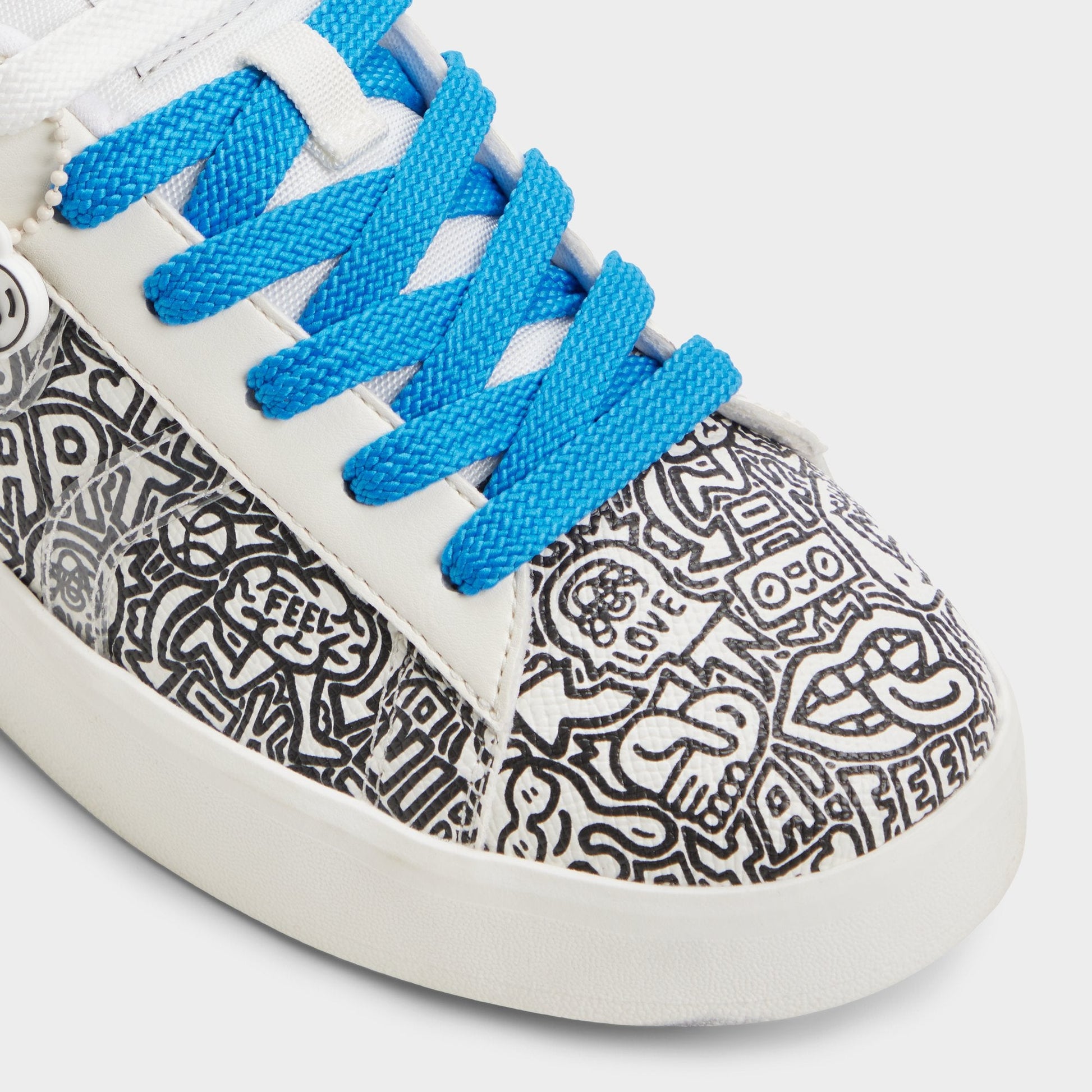 Timothy in Goodman White Black - Women's low top sneaker, Cup sole - White/black