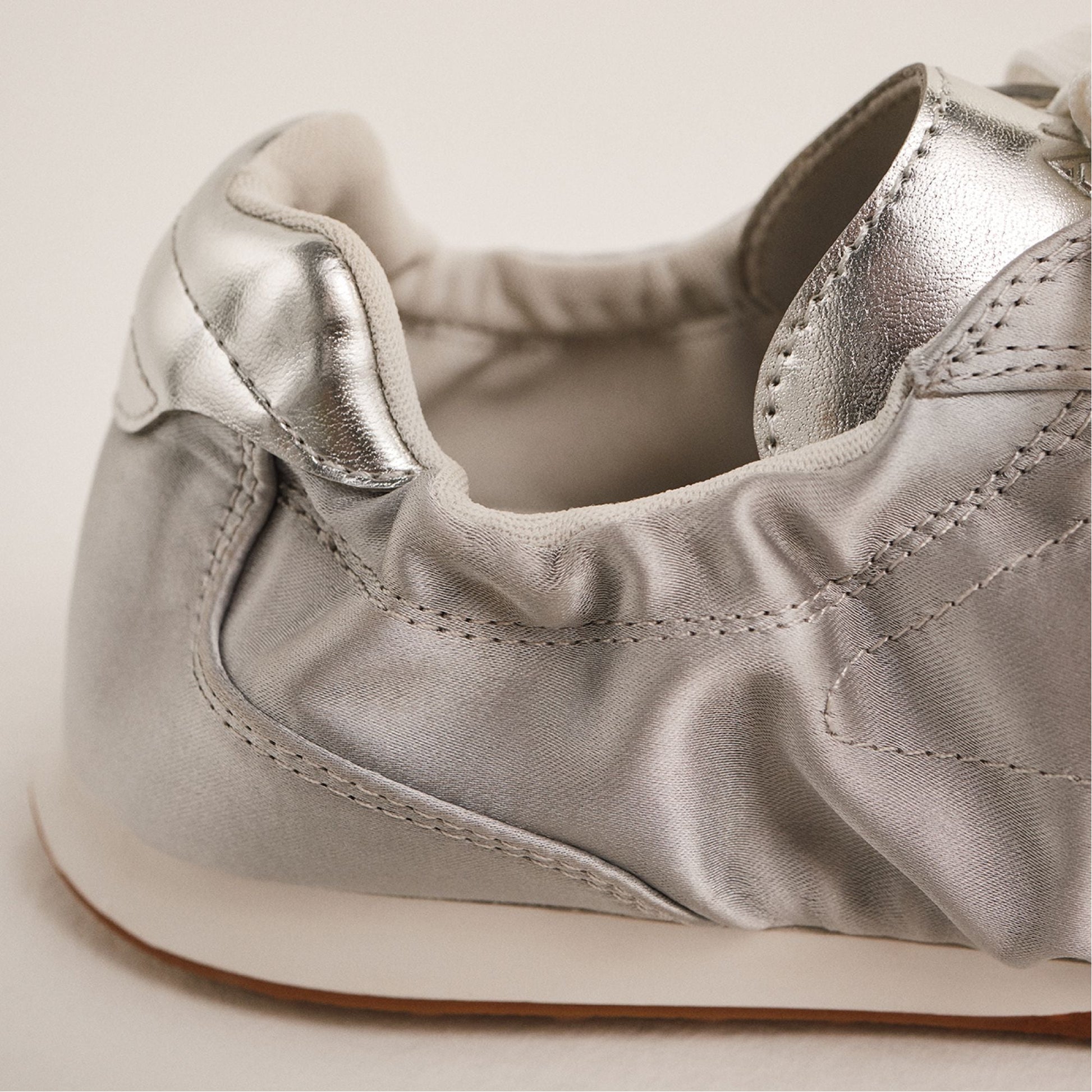 Balletsnkr Silver Women's Low top sneakers - Jogger sneaker - Silver