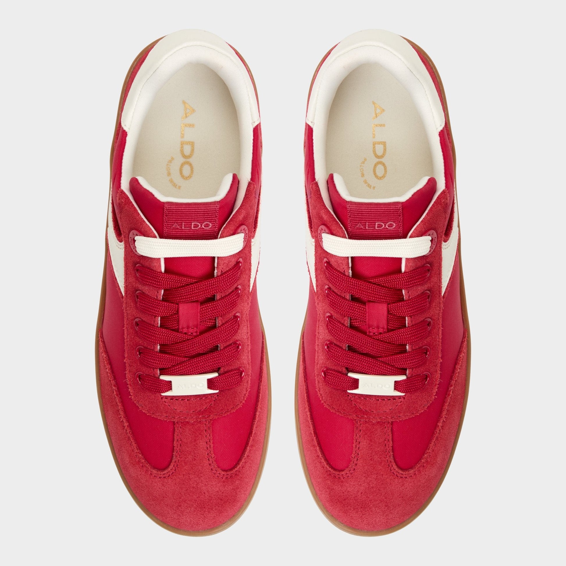 Erilg Medium Red Women's Low top sneakers - Low top sneaker, Cup sole - Medium Red