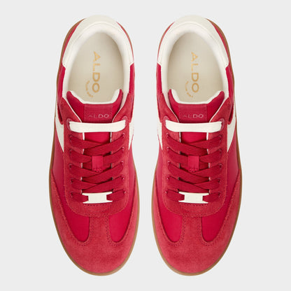 Erilg Medium Red Women's Low top sneakers - Low top sneaker, Cup sole - Medium Red