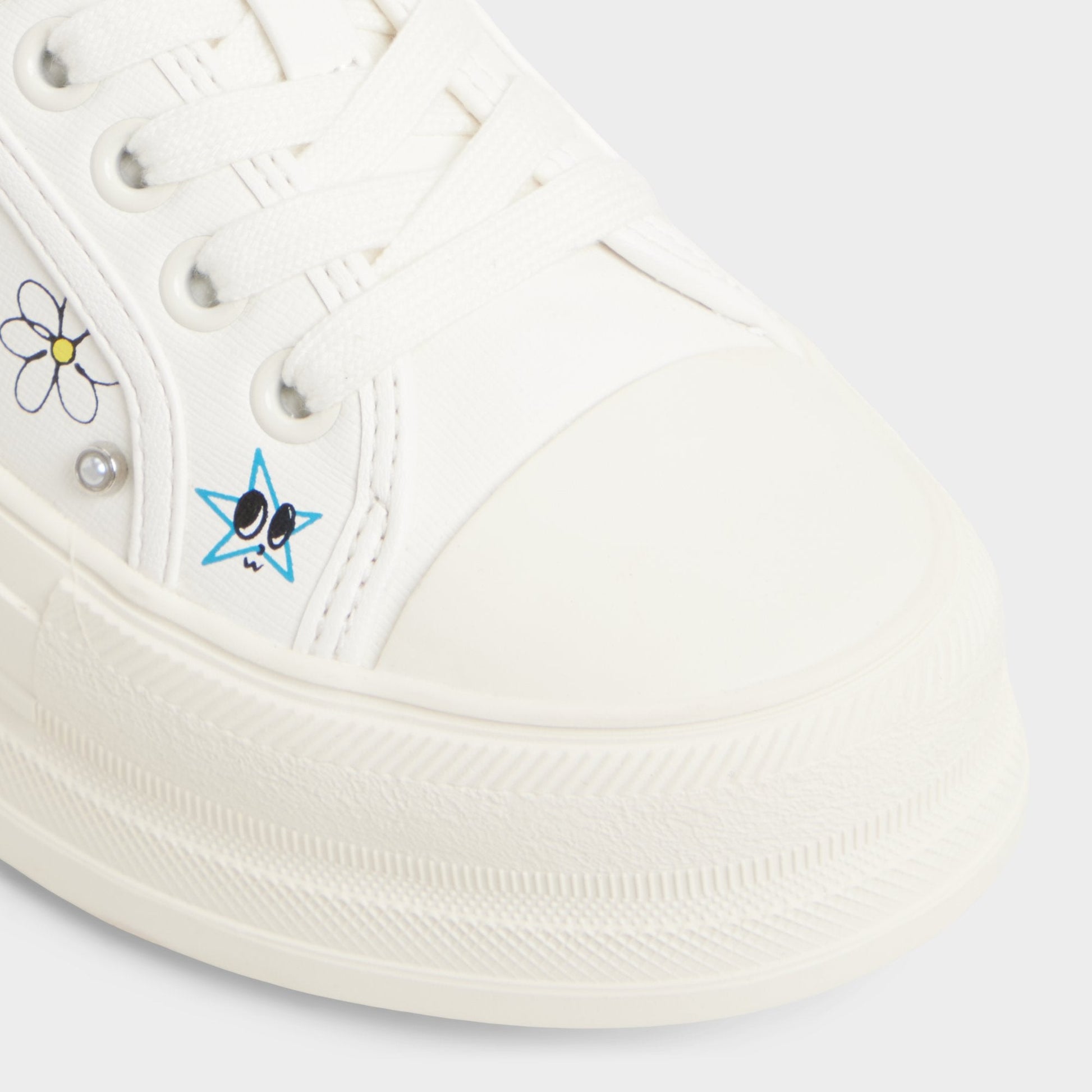 Rayes White/Multi Women's Low top sneakers - Sneaker, Platform - White/Multi