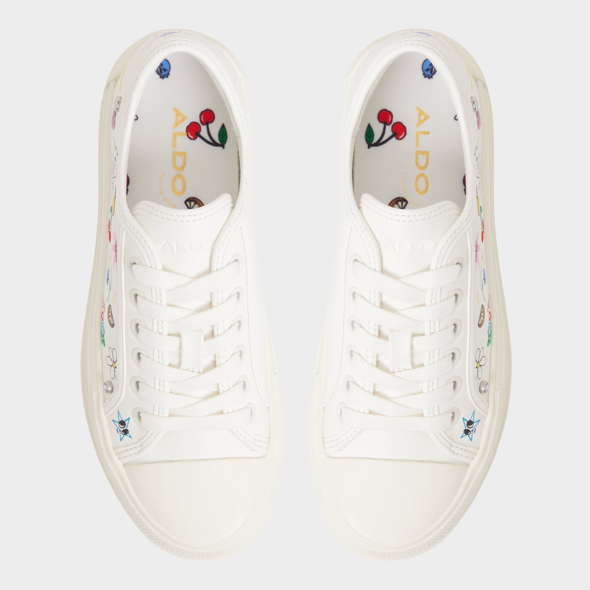 Rayes White/Multi Women's Low top sneakers - Sneaker, Platform - White/Multi