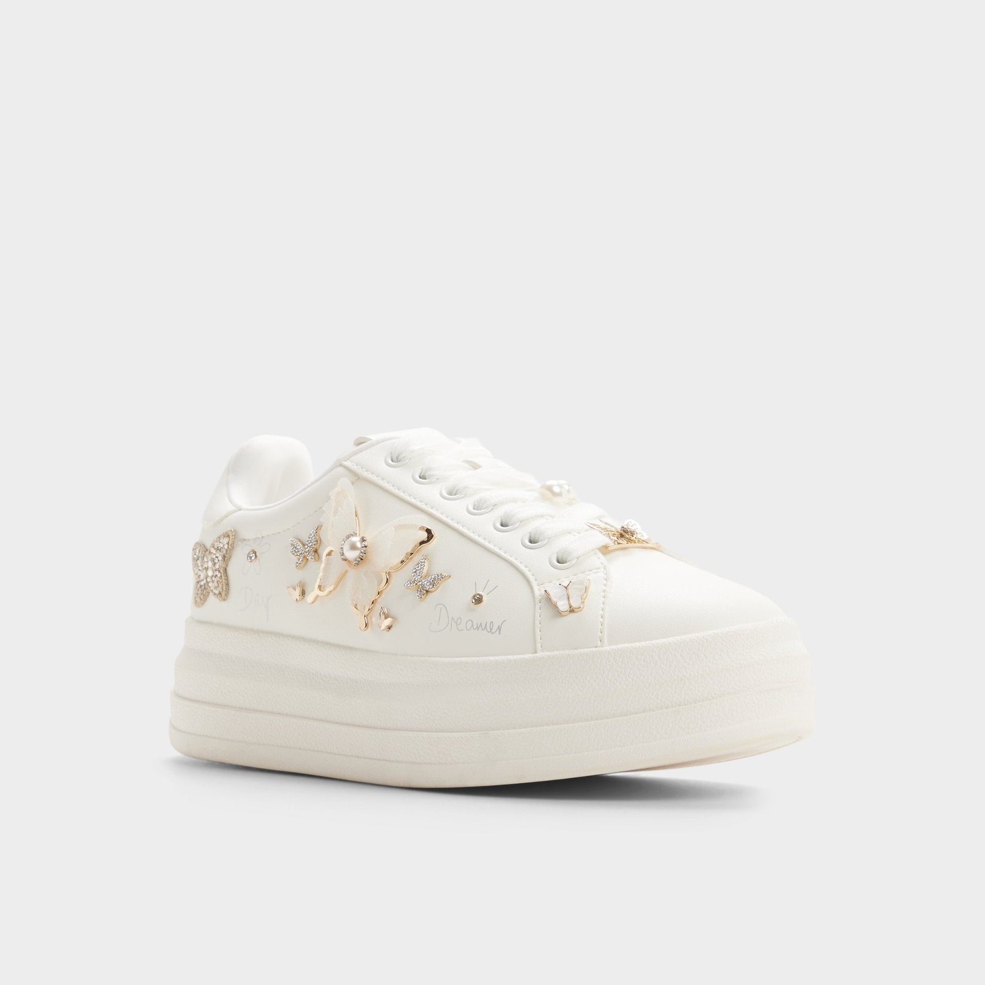 Pearlwing2 in White - Sneaker, Jogger sole - White