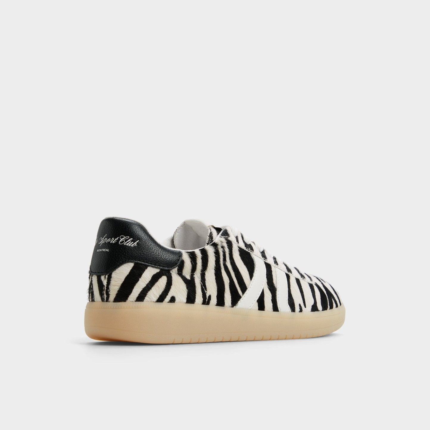 Chicsneaker White/Black Women's Aldo Sport Club - Low top sneaker, Cup sole - White/Black