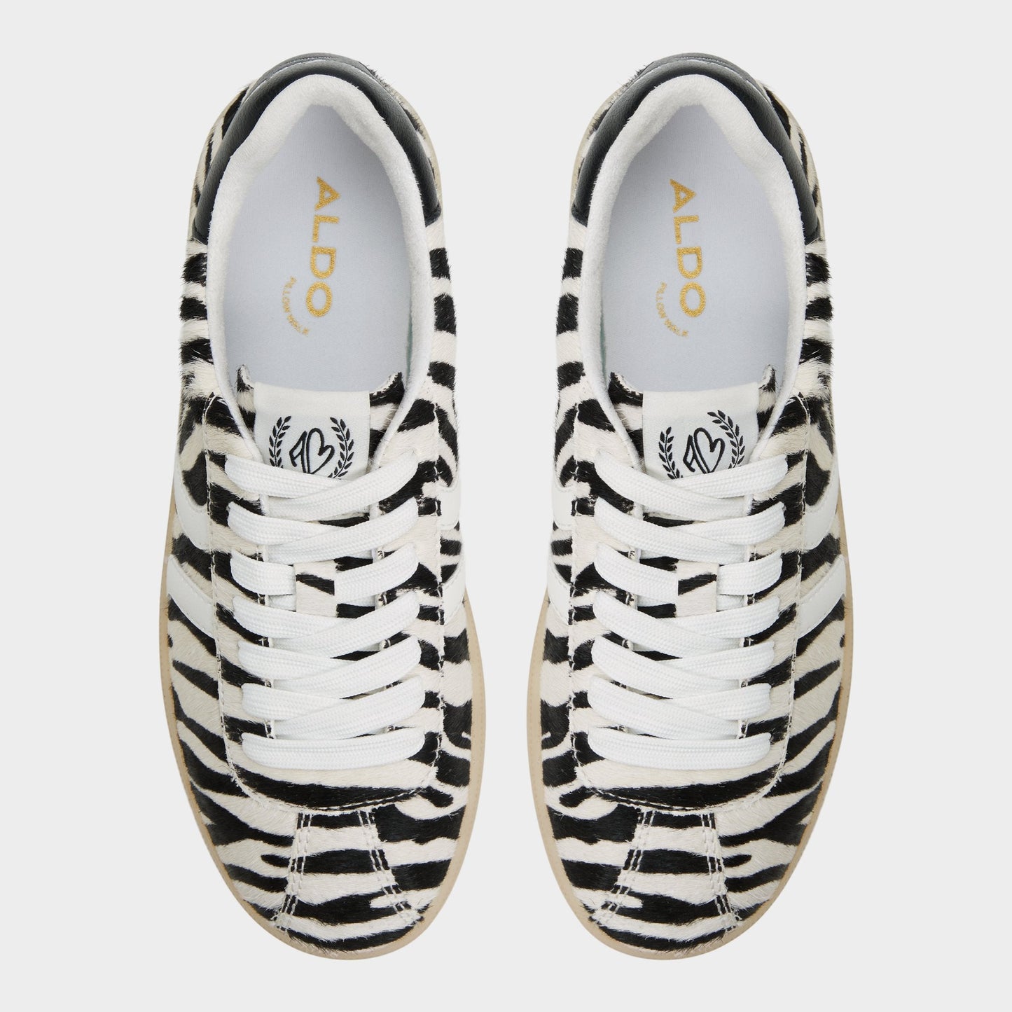 Chicsneaker White/Black Women's Aldo Sport Club - Low top sneaker, Cup sole - White/Black