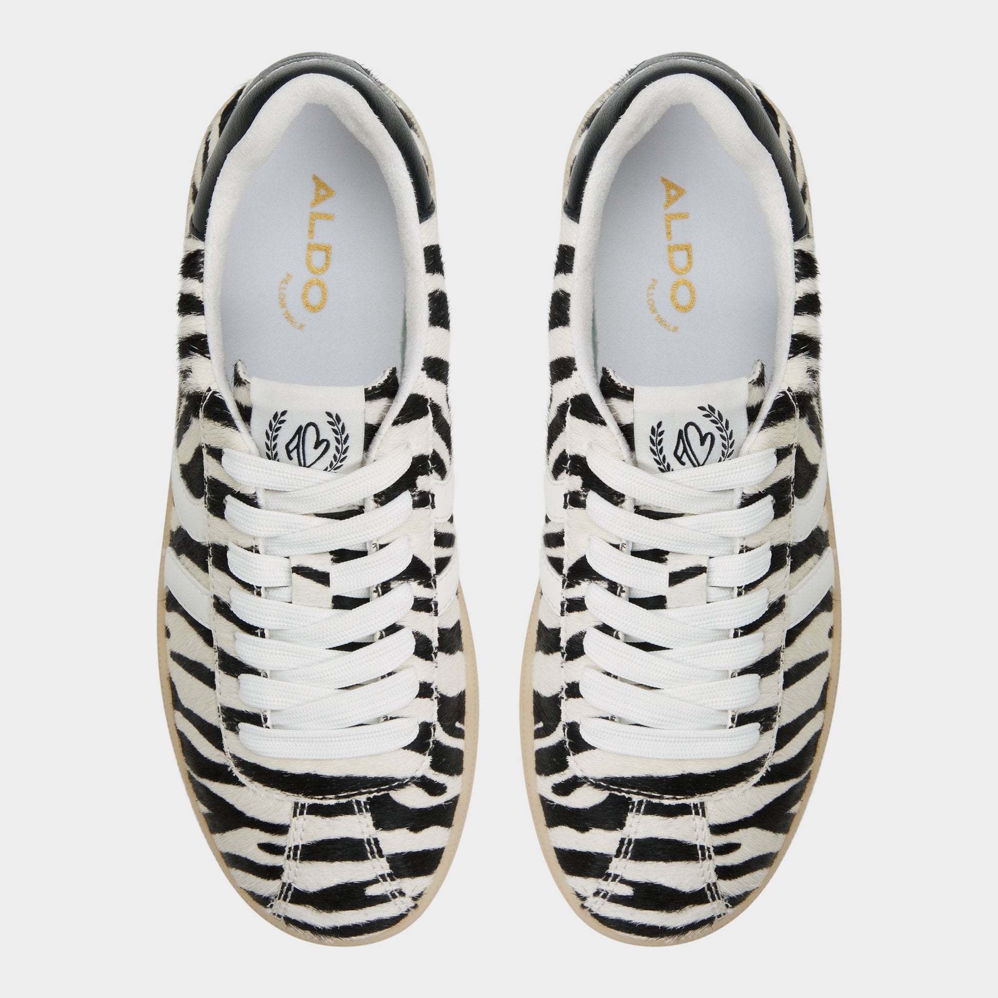 Chicsneaker White/Black Women's Aldo Sport Club - Low top sneaker, Cup sole - White/Black