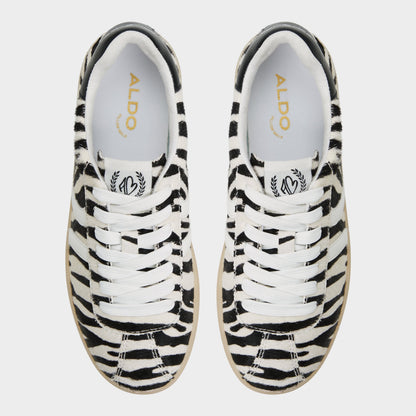 Chicsneaker White/Black Women's Aldo Sport Club - Low top sneaker, Cup sole - White/Black