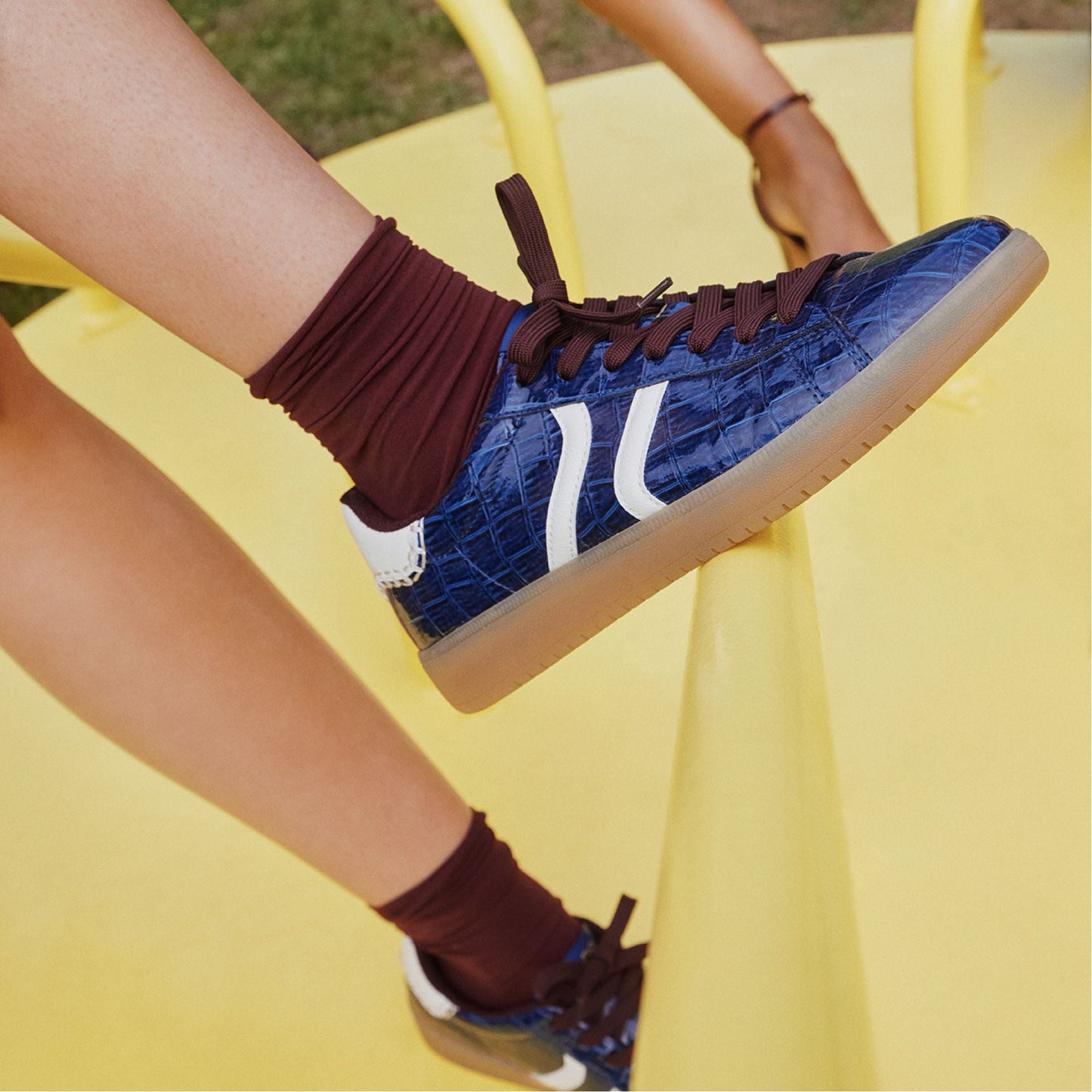 Chicsneaker2 Navy Women's Low top sneakers - Sneaker, Cup sole - Navy