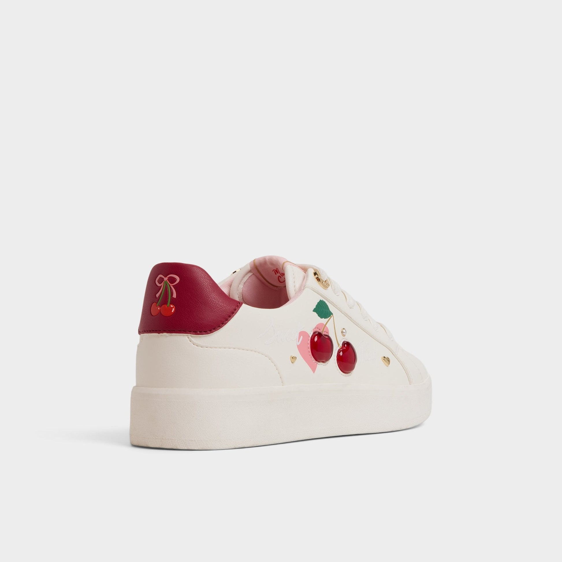 Cherrylove White Women's Low top sneakers - Low top sneaker, Platform - White