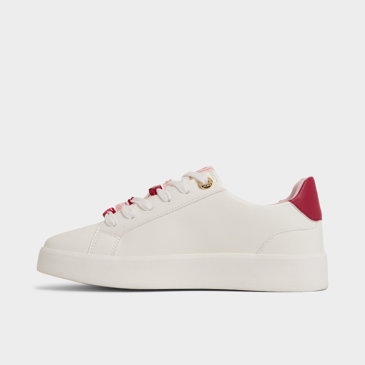 Cherrylove White Women's Low top sneakers - Low top sneaker, Platform - White