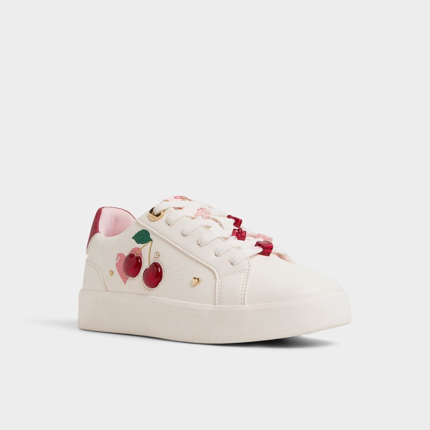 Cherrylove White Women's Low top sneakers - Low top sneaker, Platform - White