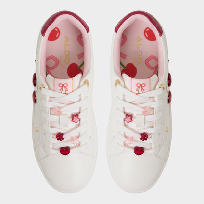 Cherrylove White Women's Low top sneakers - Low top sneaker, Platform - White