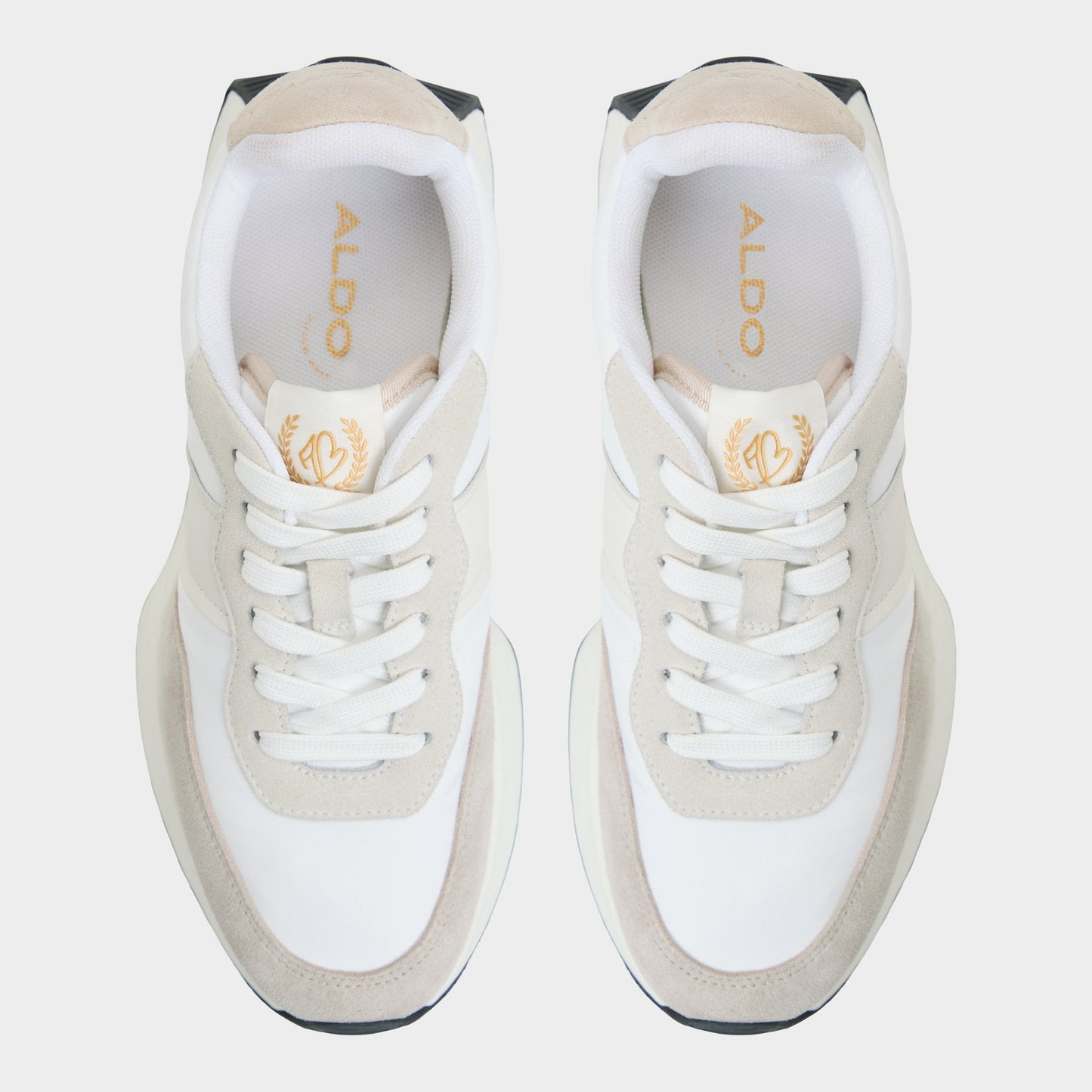 Proader White/Bone Women's Low top sneakers - Jogger sneaker - White/Bone