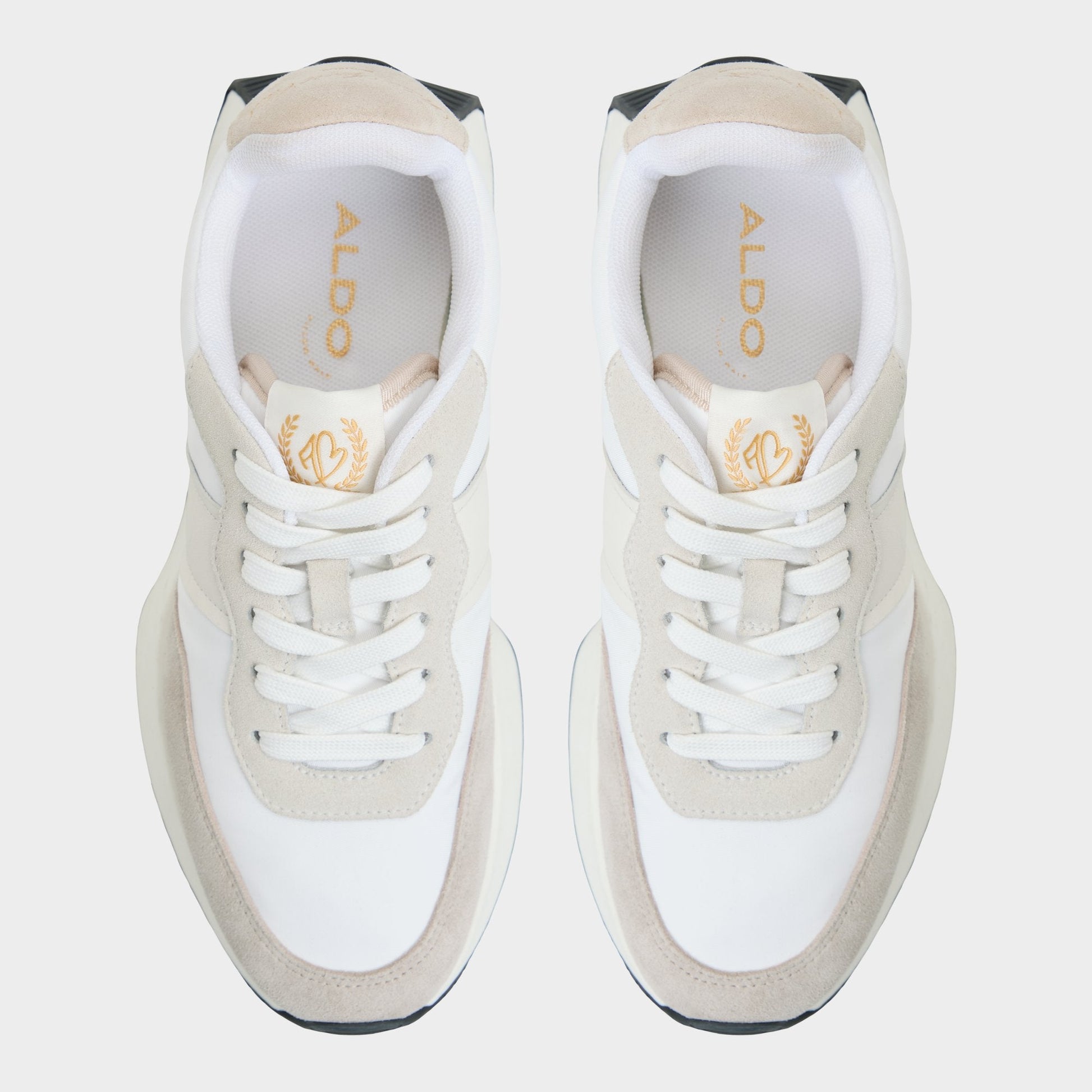 Proader White/Bone Women's Low top sneakers - Jogger sneaker - White/Bone