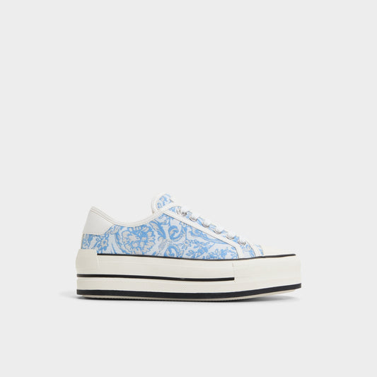 Rayes Open Blue Women's Platform and wedge sneakers - Low top sneaker, Platform - Open Blue