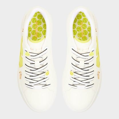 Clubchamp White Combo Women's Platform and wedge sneakers - Low top sneaker - White Combo