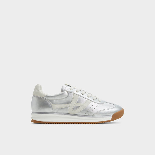 Stepcount Silver Women's Low top sneakers - Jogger sneaker, Jogger sole - Silver