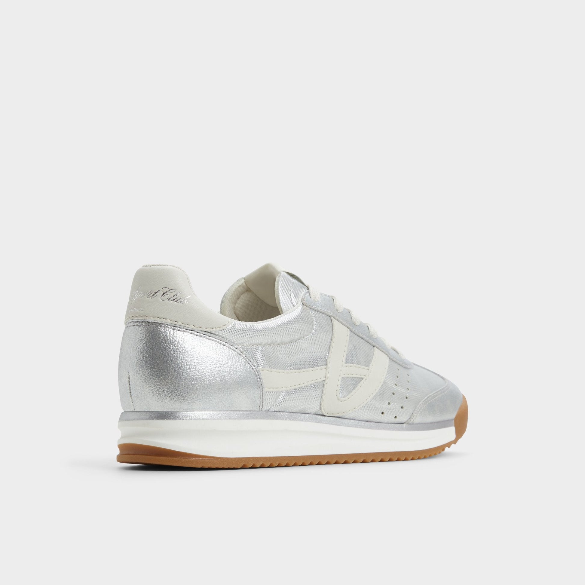 Stepcount Silver Women's Low top sneakers - Jogger sneaker, Jogger sole - Silver
