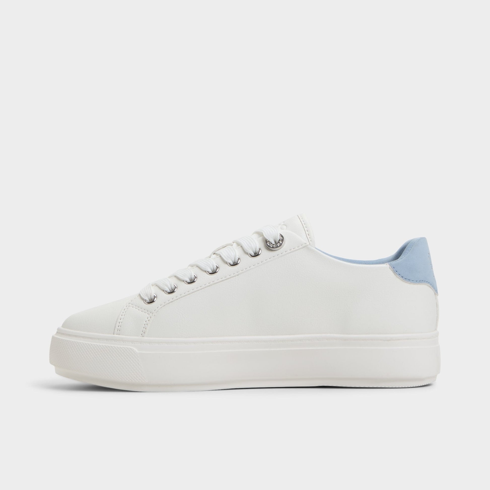 Saxony White/Multi Women's Platform and wedge sneakers - Low top sneaker - White/Multi